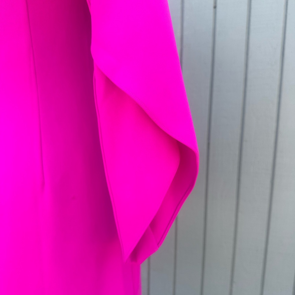 Laundry By Shelli Segal Pink Sheath Dress with Bell Sleeves - Picture 13 of 14